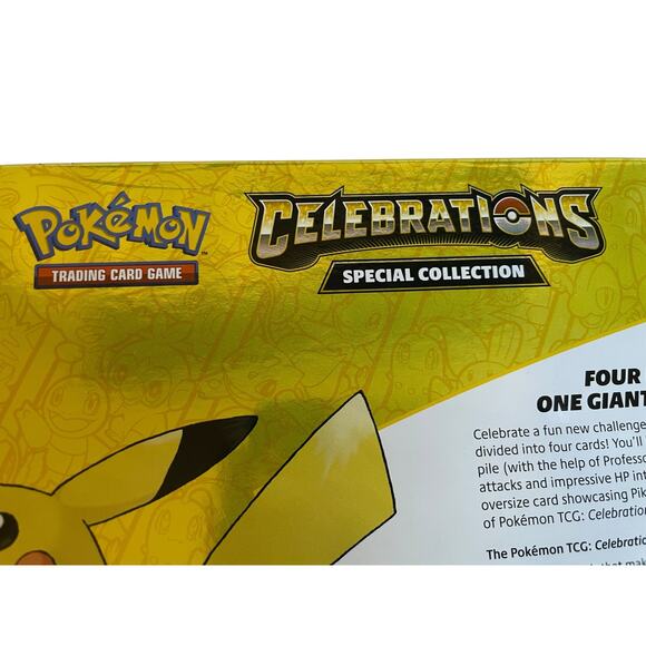 Pokemon Celebrations Special Collection Box Pikachu V-Union Trading Cards 2021 - Picture 5 of 8